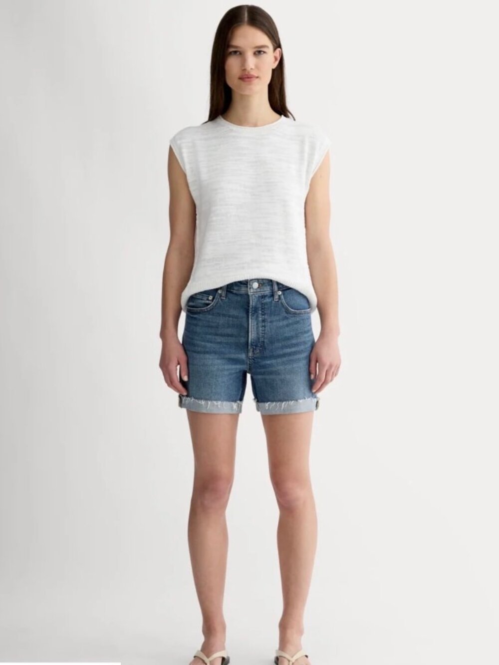 Everlane The Cheeky Jean Short - Vintage Blue - Size 28